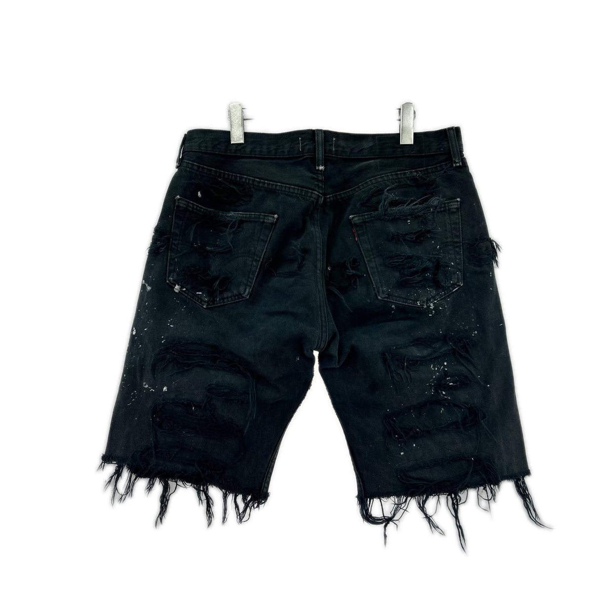 デニムパンツ INNOCENCENYC ﾀﾞﾒｰｼﾞﾃﾞﾆﾑｼｮｰﾂ 黒 34 ブラック