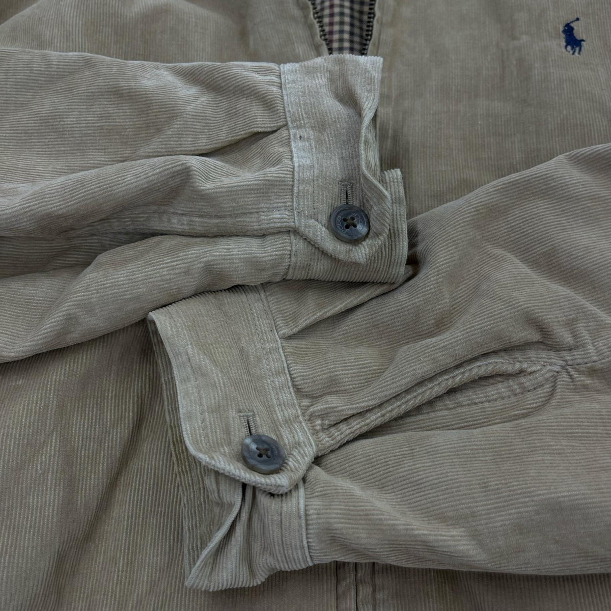 ジャケット POLO GOLF ｺｰﾃﾞｭﾛｲﾊﾘﾝﾄﾝｼﾞｬｹｯﾄ 茶 (L) L ベージュ
