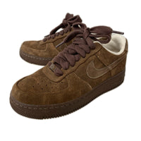 スニーカー AIR FORCE 1 茶 24.5cm ブラウン