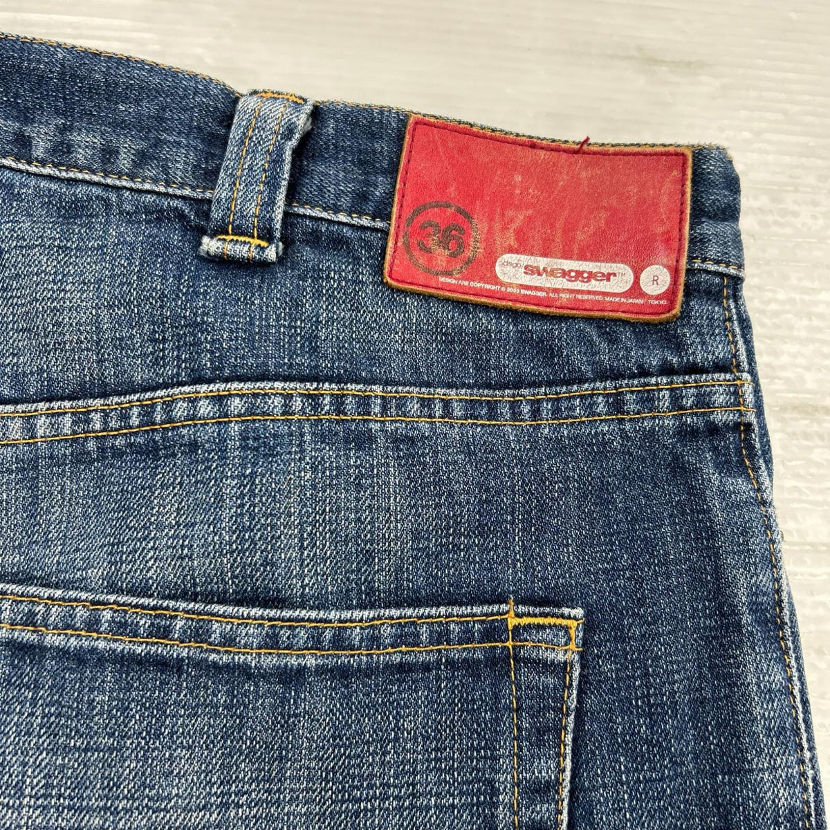 デニムパンツ 2XL ブルー