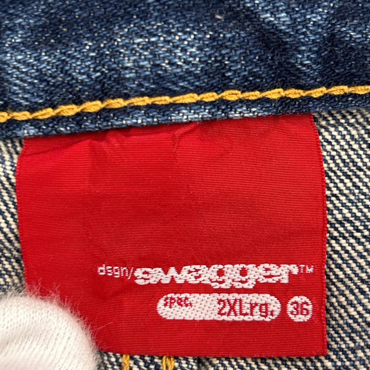 デニムパンツ 2XL ブルー