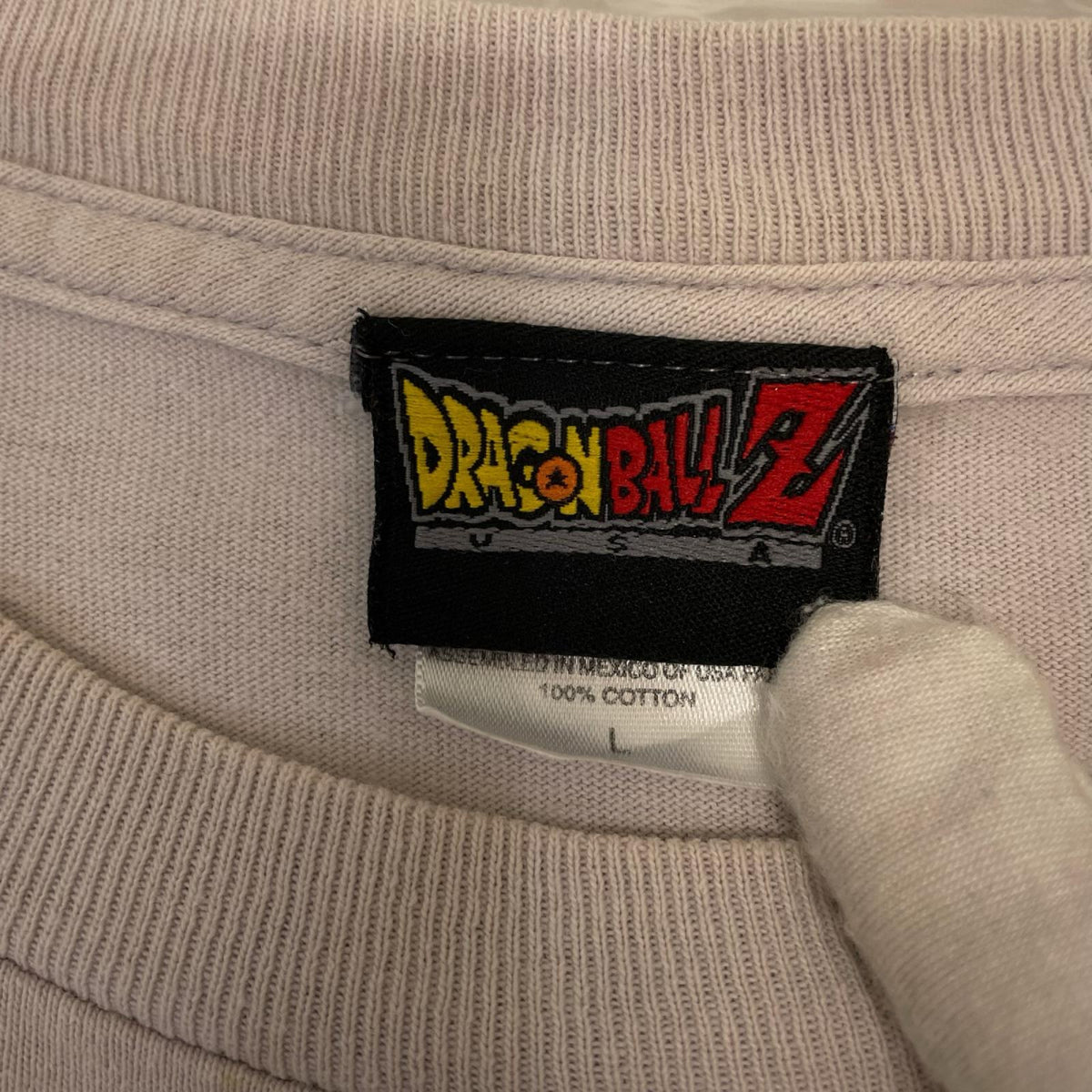 半袖Ｔシャツ 00s ドラゴンボールZ ゴジータ　キャラクターTシャツ2001年 DORAGONBALLﾀｸﾞ L