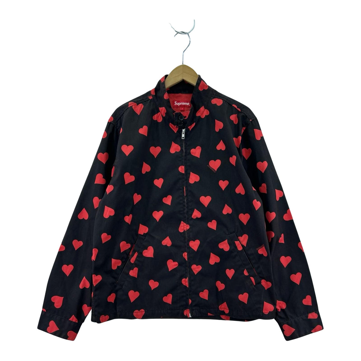 ジャケット 17SS Hearts Harrington Jacket L ブラック