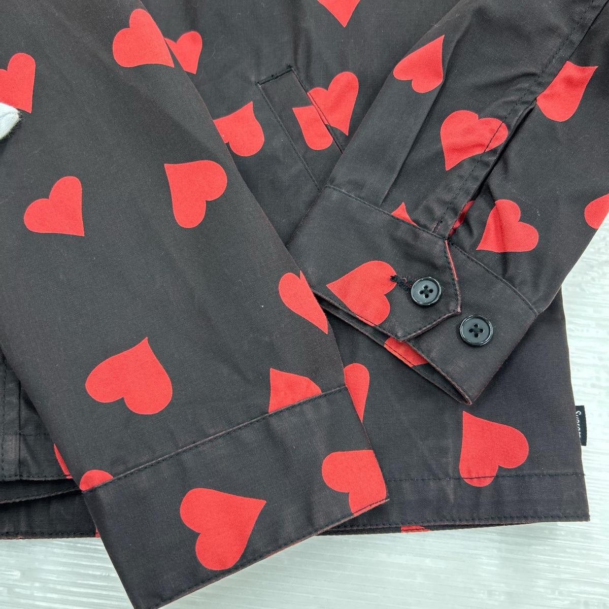 ジャケット 17SS Hearts Harrington Jacket L ブラック