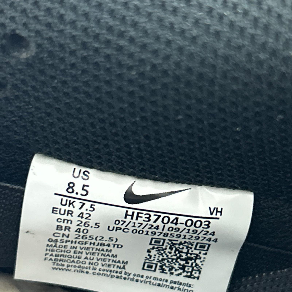 スニーカー DUNK LOW PRO BLACK WHITE GUM 26.5cm 26.5cm (US8 1/2 UK8 EU43) ブラック