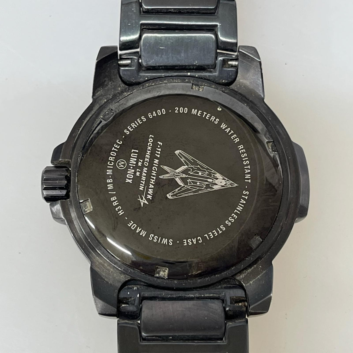 腕時計 LUMINOX F-117 ﾅｲﾄﾎｰｸ 黒 ブラック