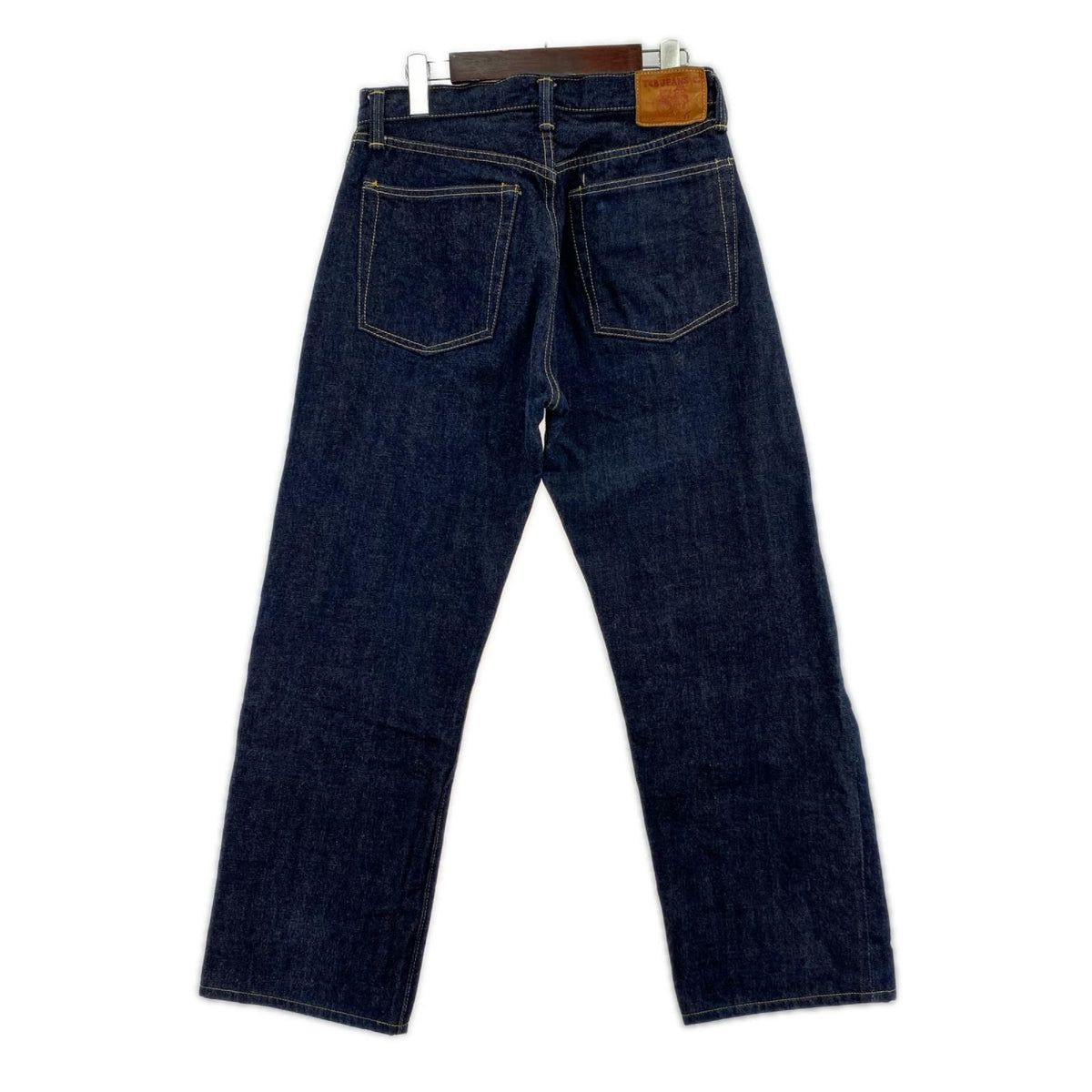 デニムパンツ TCB Jeans ﾎﾞﾀﾝﾌﾗｲ W30 31 ネイビー
