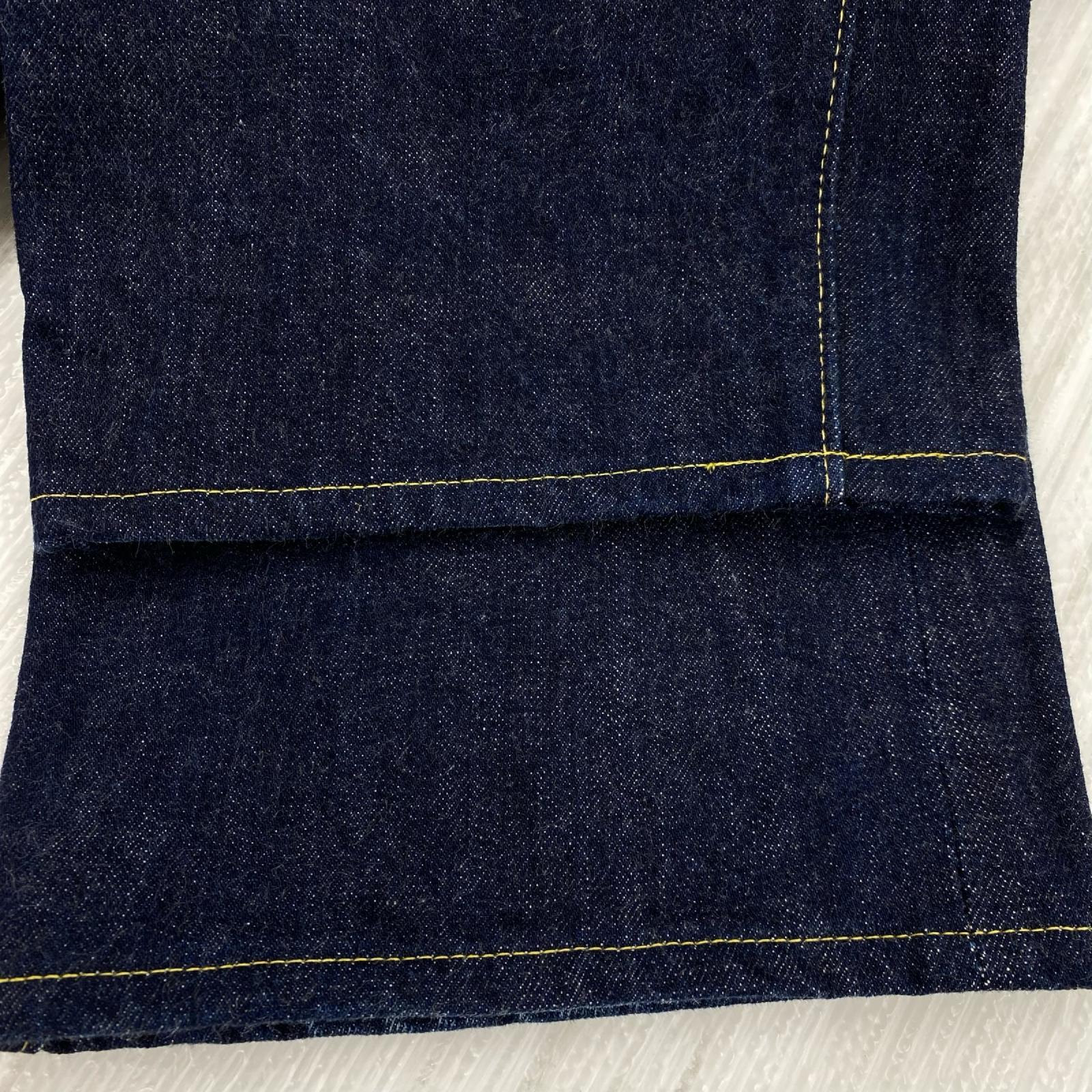 デニムパンツ TCB Jeans ﾎﾞﾀﾝﾌﾗｲ W30 31 ネイビー