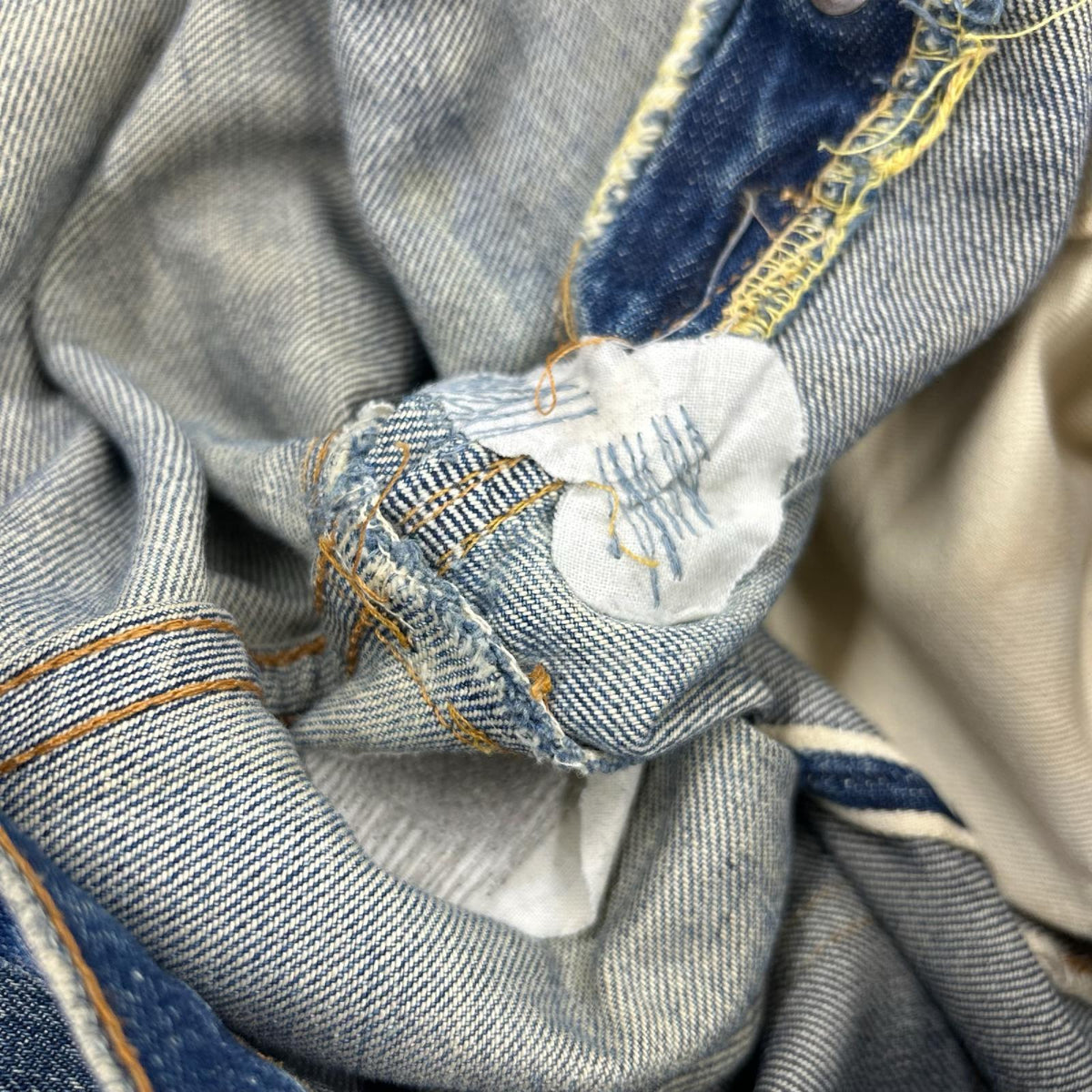 デニムパンツ 60s~70s BIGE 後期 501 Ｗ33 ブルー