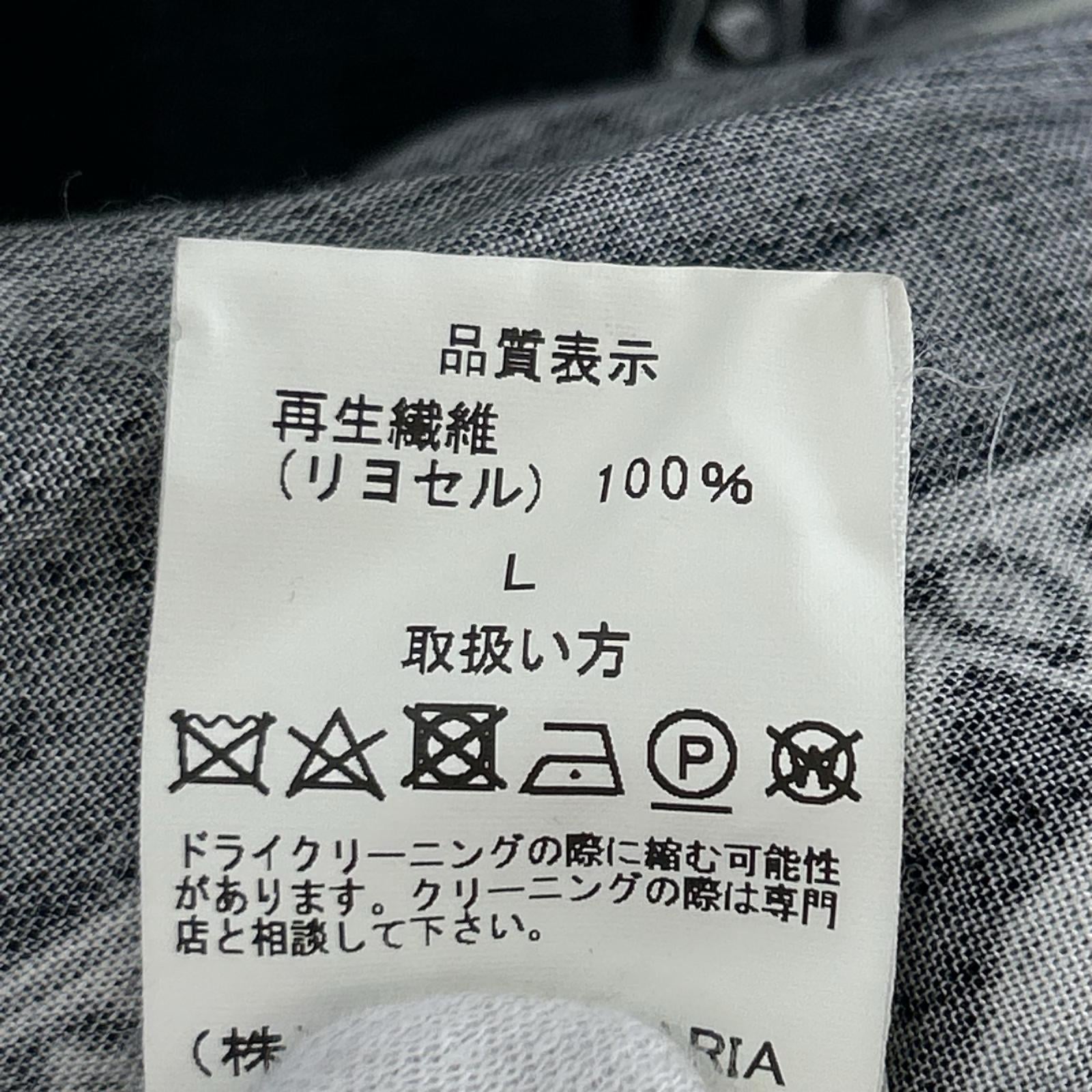 半袖シャツ 56 TATTOO STUDIO HAWAIIAN SHIRT L ブラック