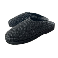 サンダル molle shoes WOVEN LEATHER CROG（US8） ブラック