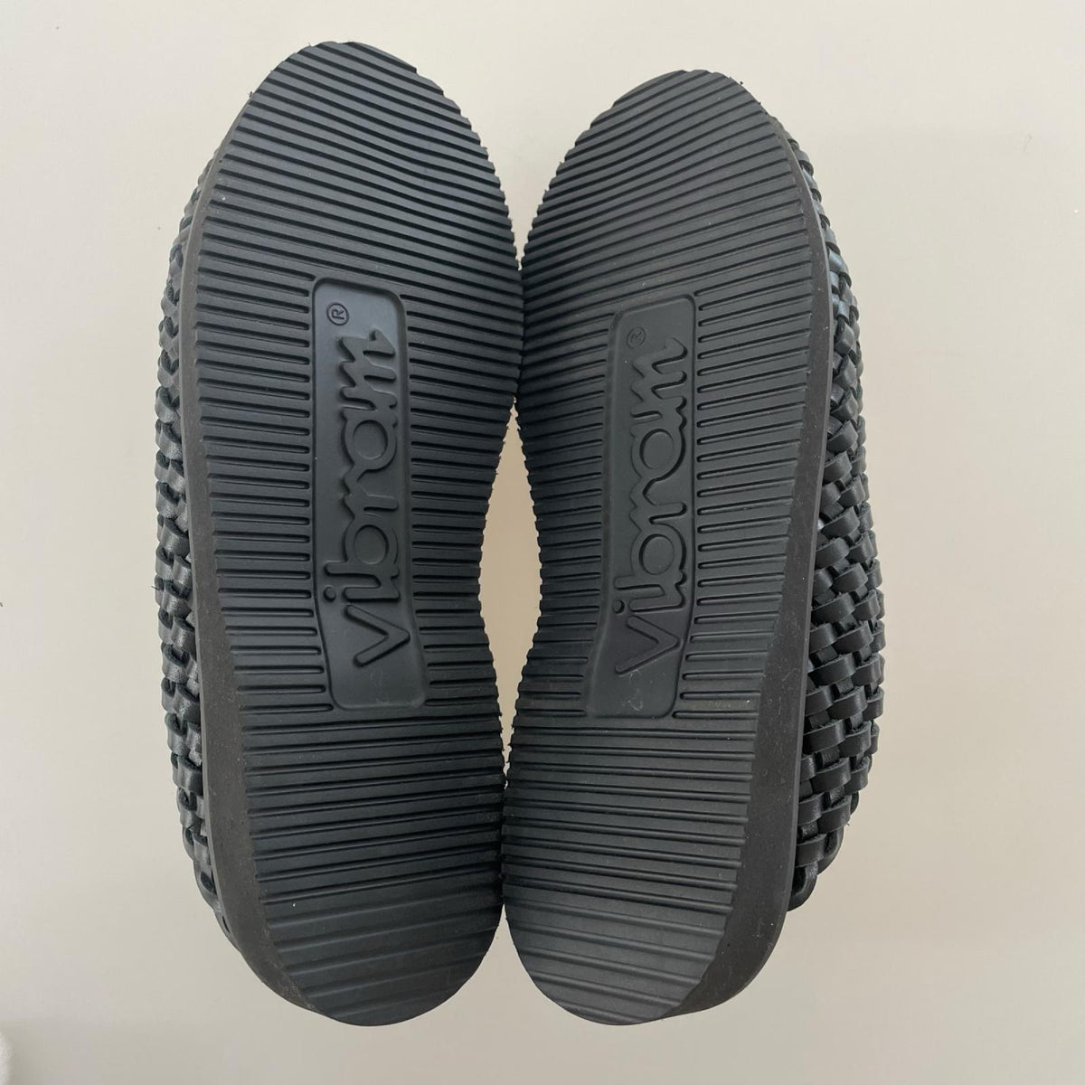 サンダル molle shoes WOVEN LEATHER CROG（US8） ブラック