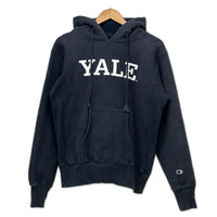 パーカー Champion YALE college hoodie 赤ﾀｸﾞ 復刻 L ネイビー