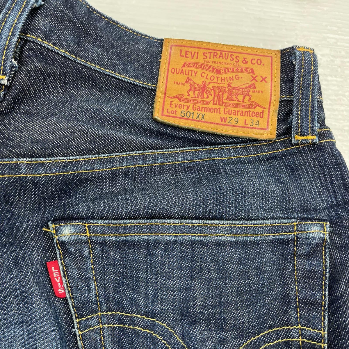 デニムパンツ 501XX W29 47年ﾓﾃﾞﾙ 29 ブルー