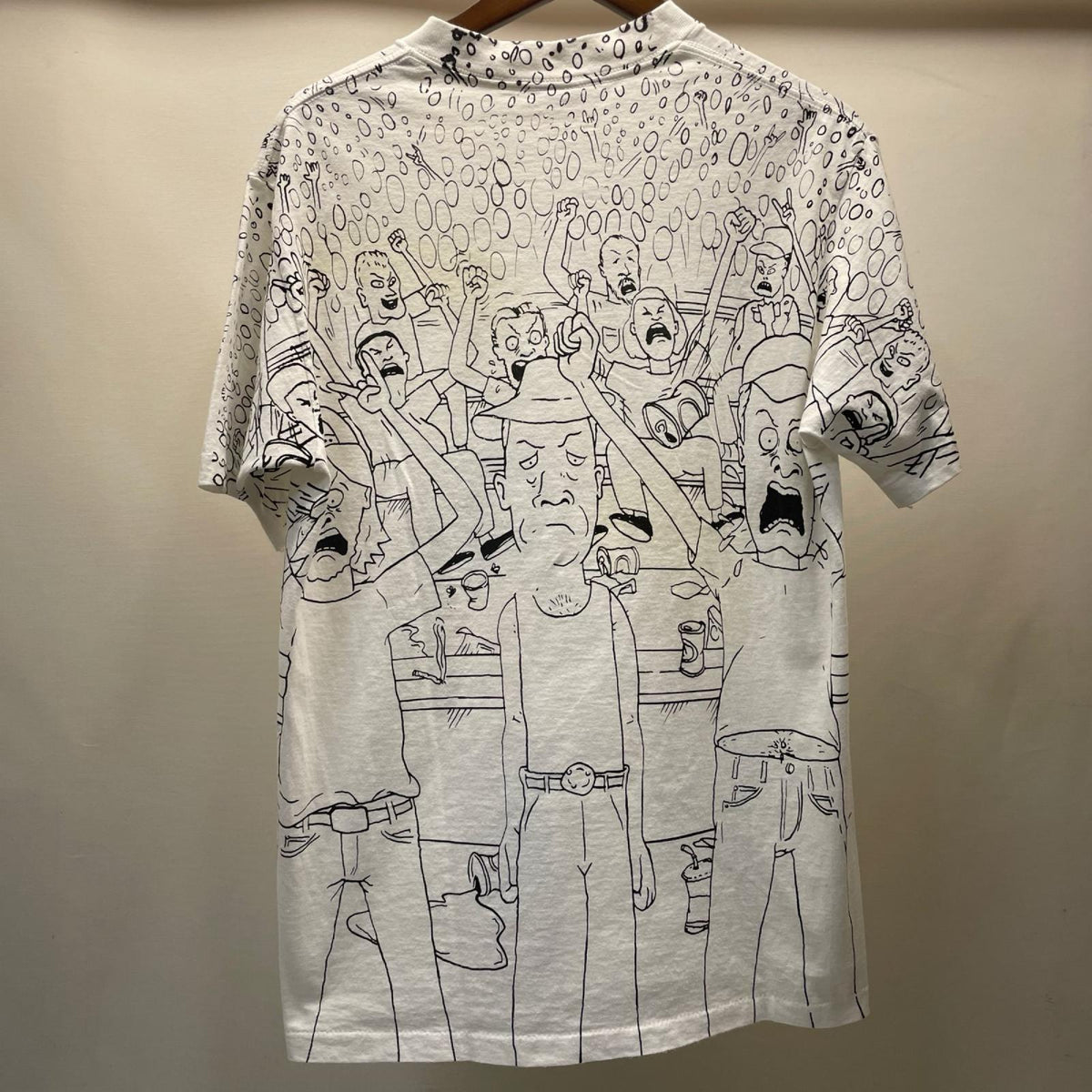 半袖Ｔシャツ 90s BEAVS AED BUTT-HEAD Tシャツ 1993年 M ホワイト