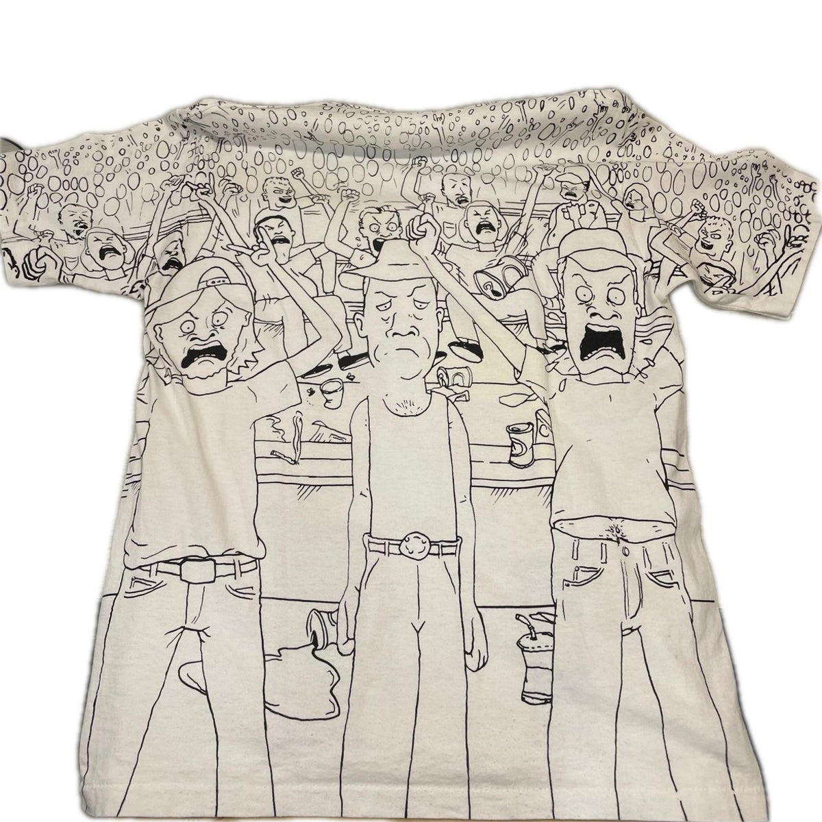 半袖Ｔシャツ 90s BEAVS AED BUTT-HEAD Tシャツ 1993年 M ホワイト