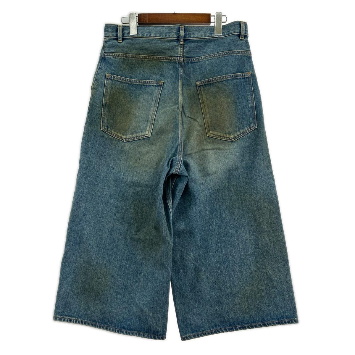 デニムパンツ order 25SS LOOSE DENIM HALF PANTS VINTAGE M ブルー
