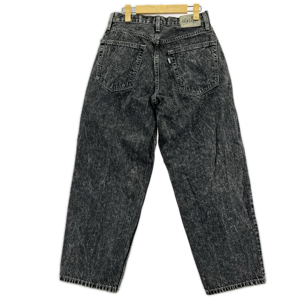 デニムパンツ SILVER TAB ブラックデニム BAGGY W27 27 ブラック
