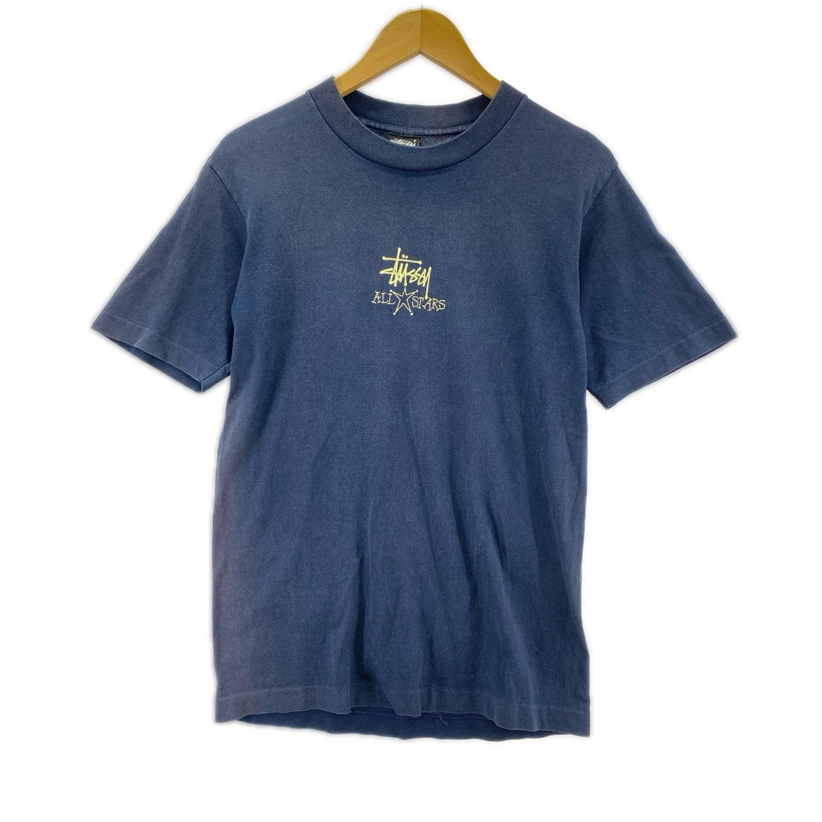 半袖Ｔシャツ オールドSTUSSY ALLSTAR 紺 S ネイビー