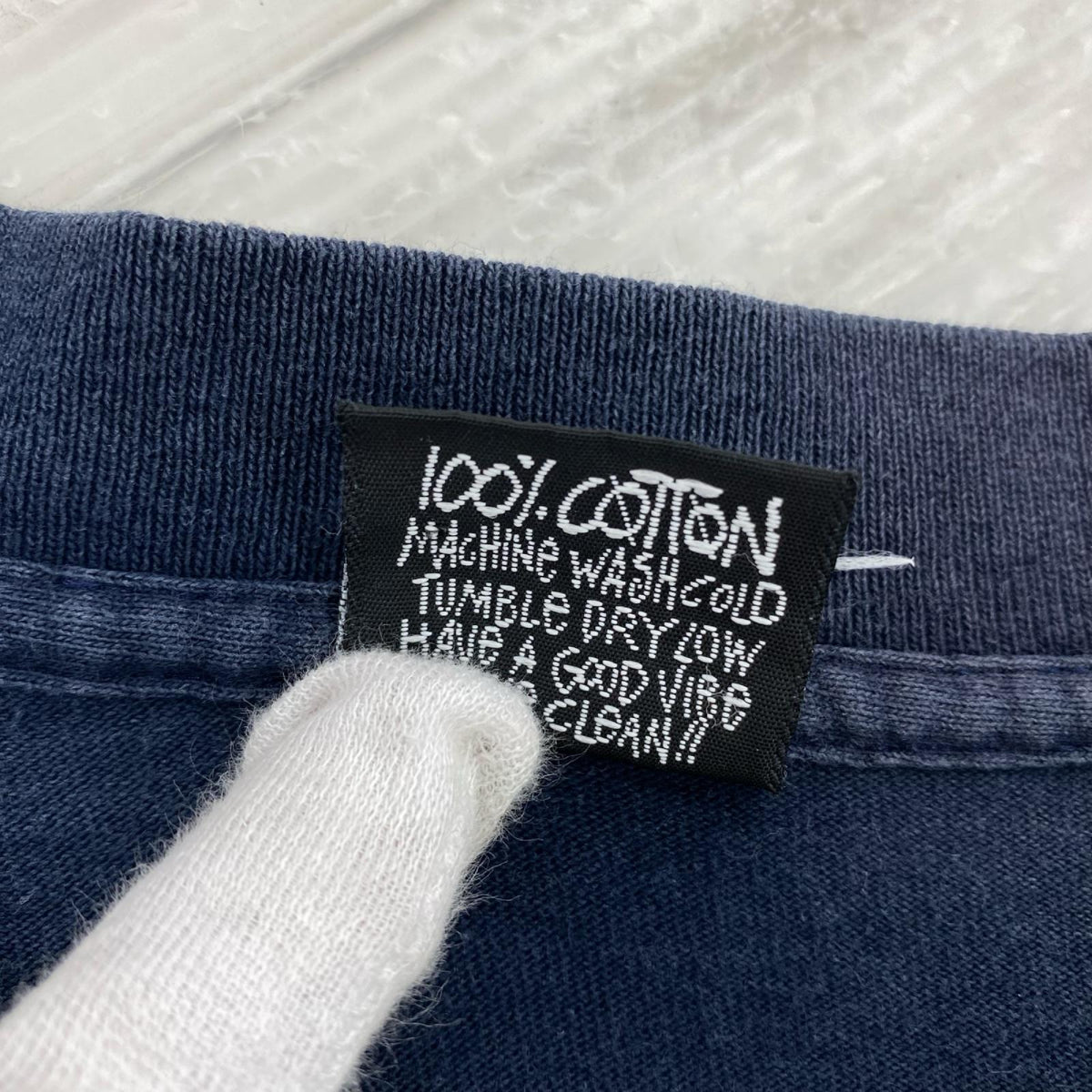半袖Ｔシャツ オールドSTUSSY ALLSTAR 紺 S ネイビー
