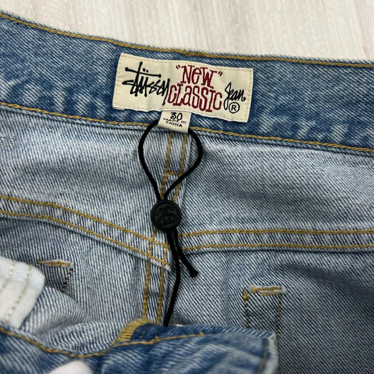 デニムパンツ STUSSY NEW CLASSIC JEAN PIGMENT COATED DENIM 30 30