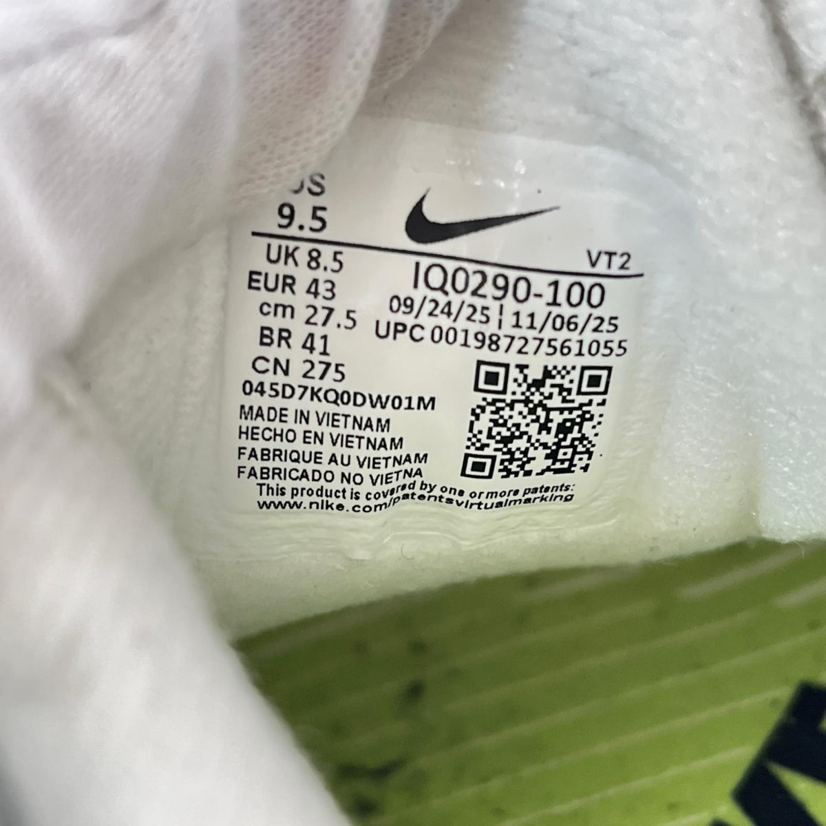スニーカー AIR MAX TL 27.5cm (US9 1/2 UK9 EU45) ホワイト