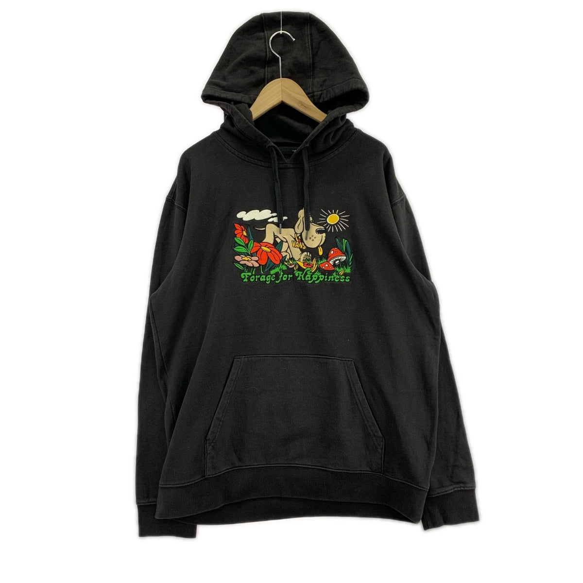 パーカー VANS 2022"Forage for Happiness"Hoodie XL BLK ブラック