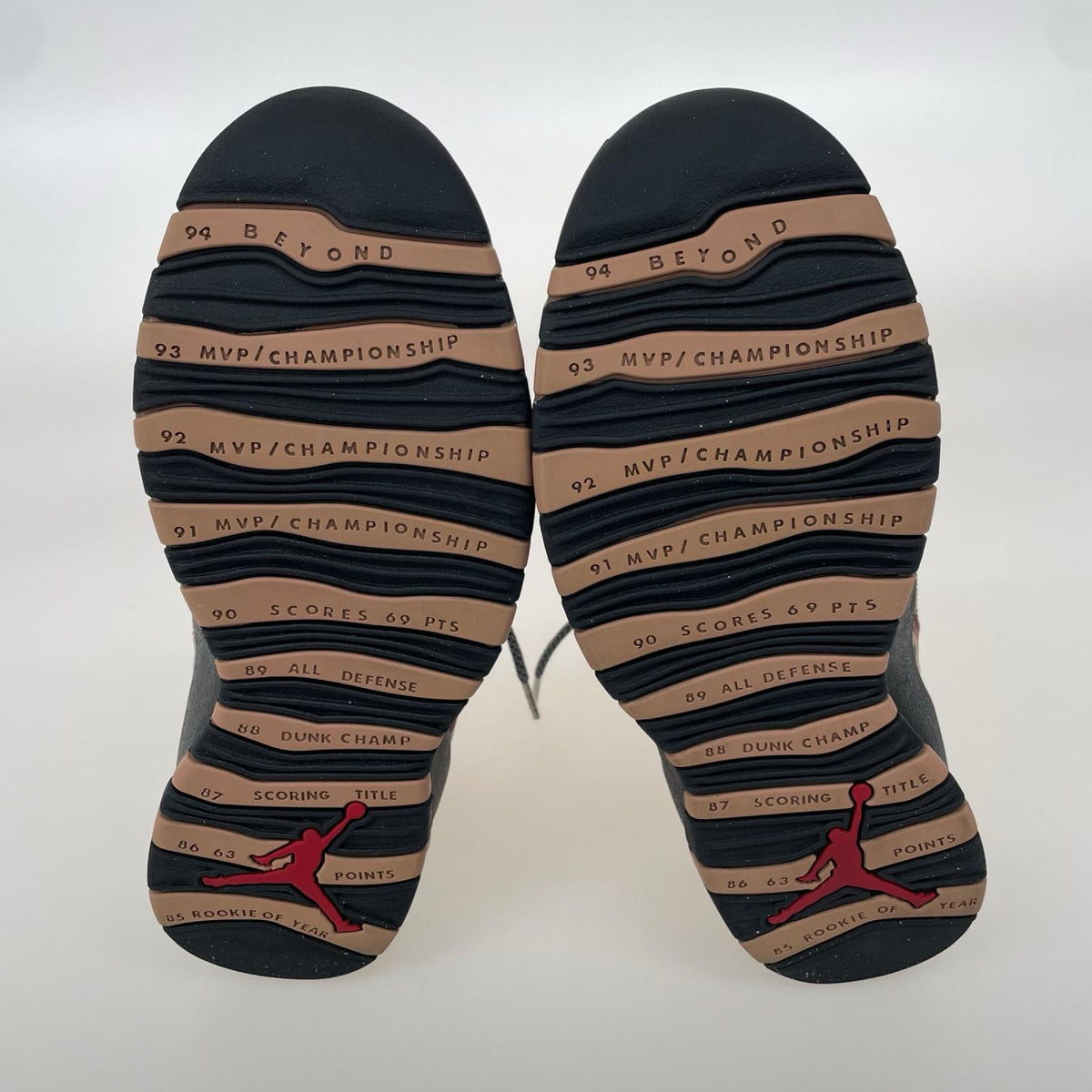 スニーカー AIR JORDAN 10 RETRO 27cm (US9 UK8 1/2 EU44) ブラウン
