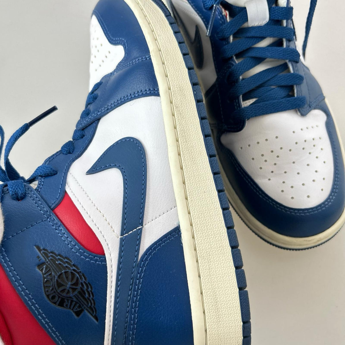 スニーカー Air Jordan 1 Mid French Blue/27.0cm 27cm (US9 UK8 1/2 EU44)