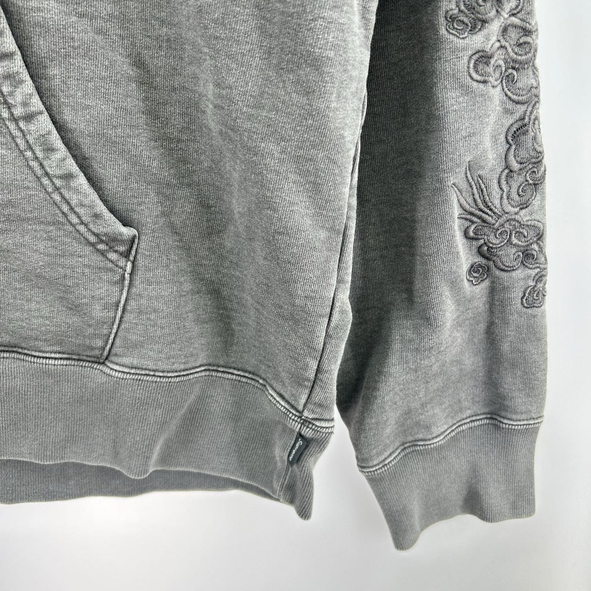 パーカー 20ss dragon overdyed hooded sweatshirt S グレー