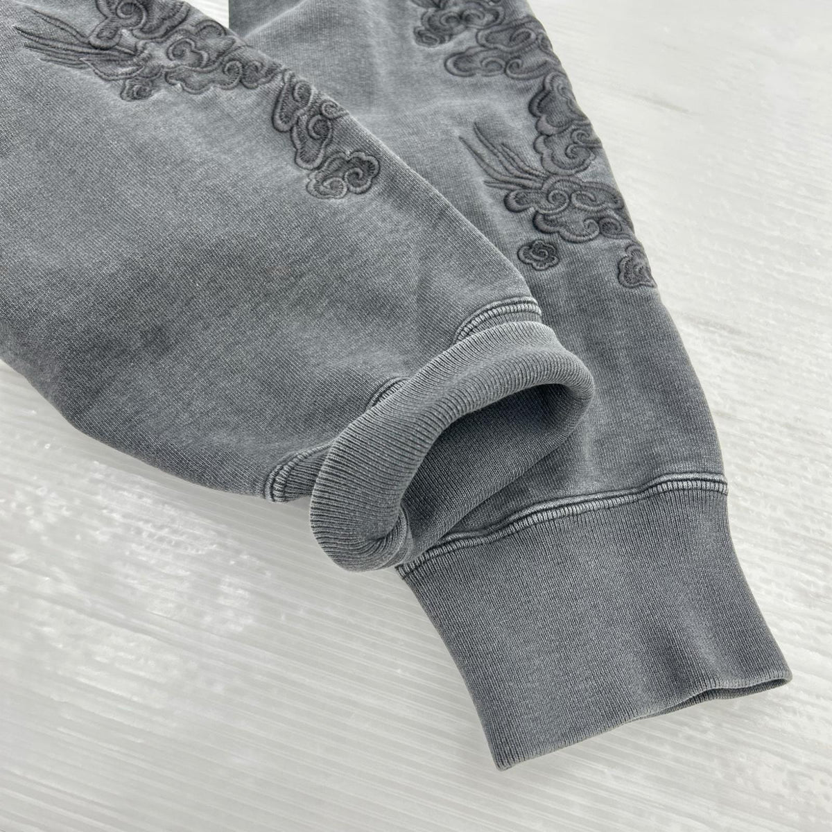 パーカー 20ss dragon overdyed hooded sweatshirt S グレー
