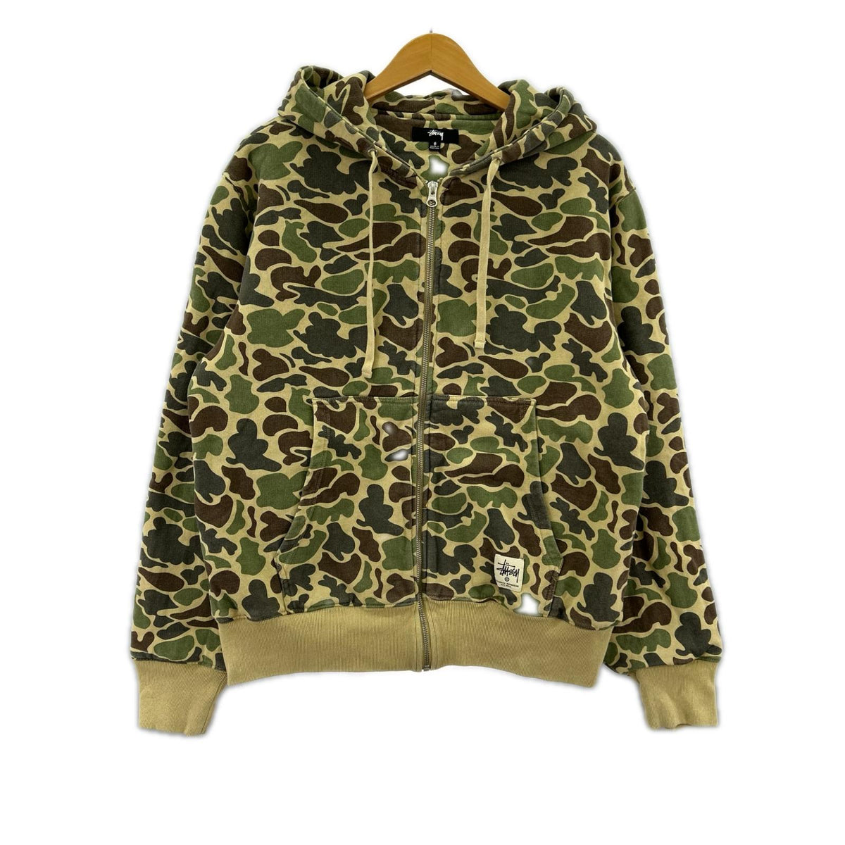 パーカー CAMO DOUBLE FACE ZIP S