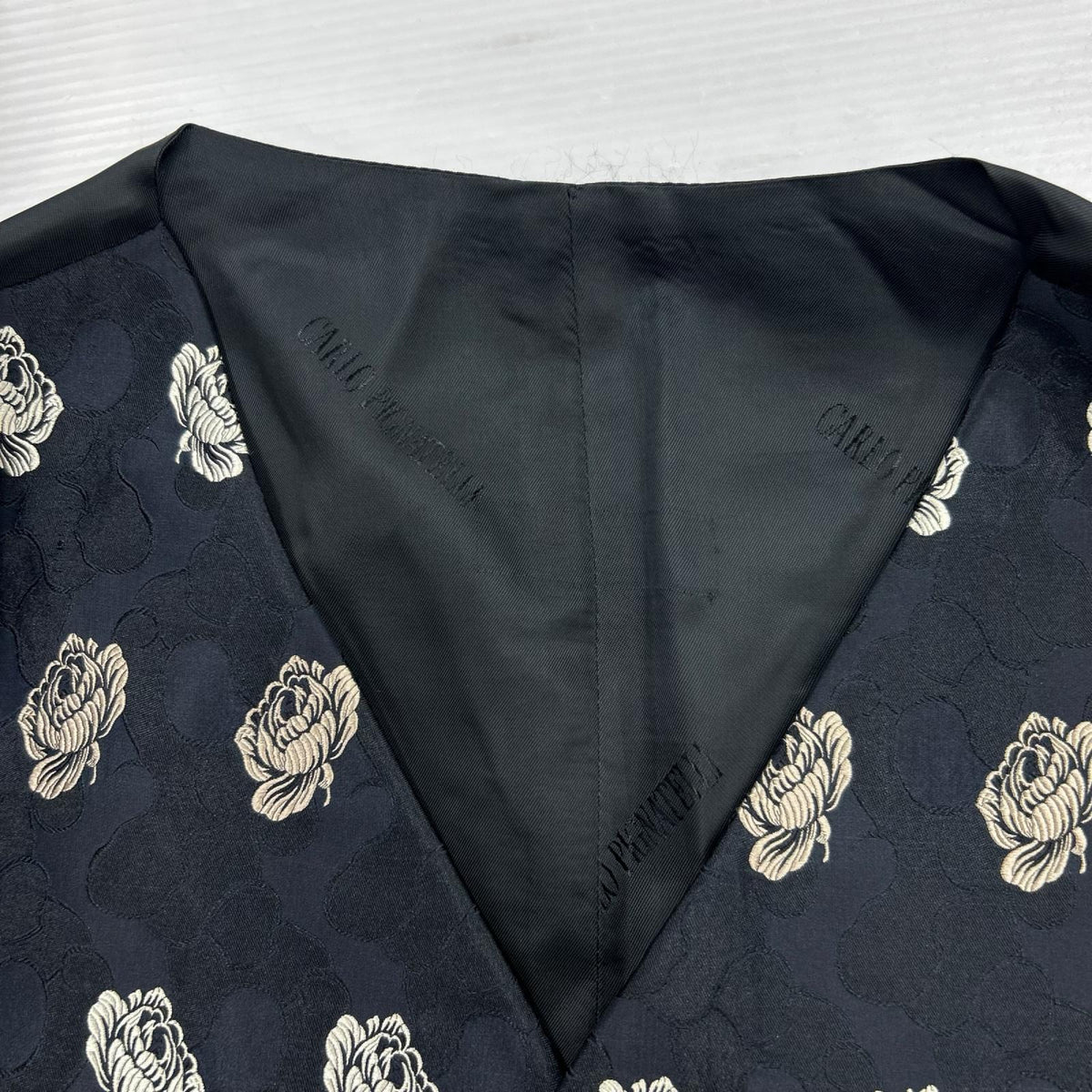 セットアップ Carlo Pignatelli スリーピース ブラック ブラック
