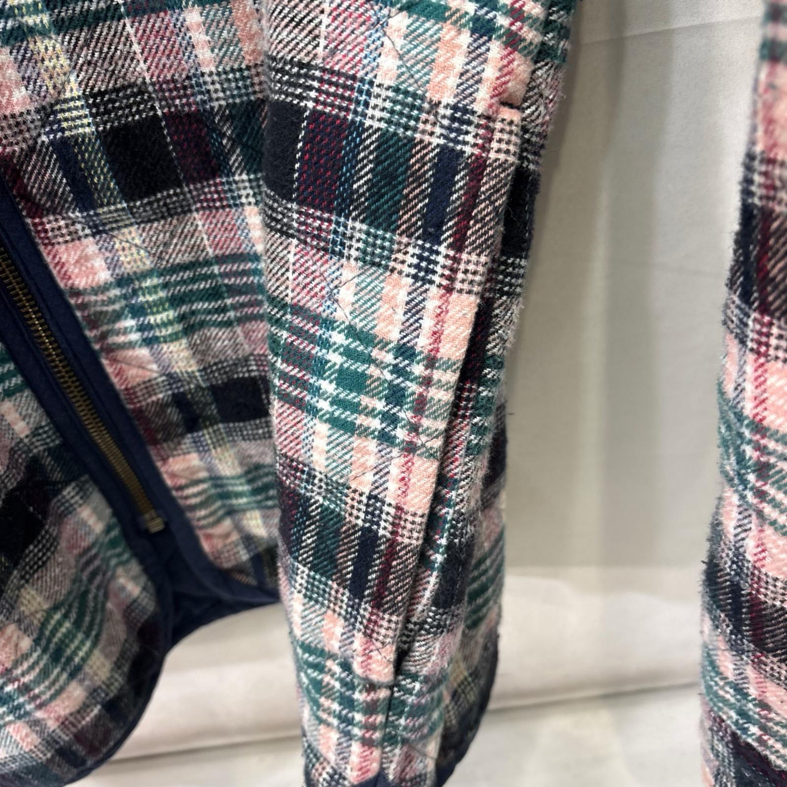 ナイロンジャケット 19FW/Quikted Plaid Zip Up Shirt L マルチカラー