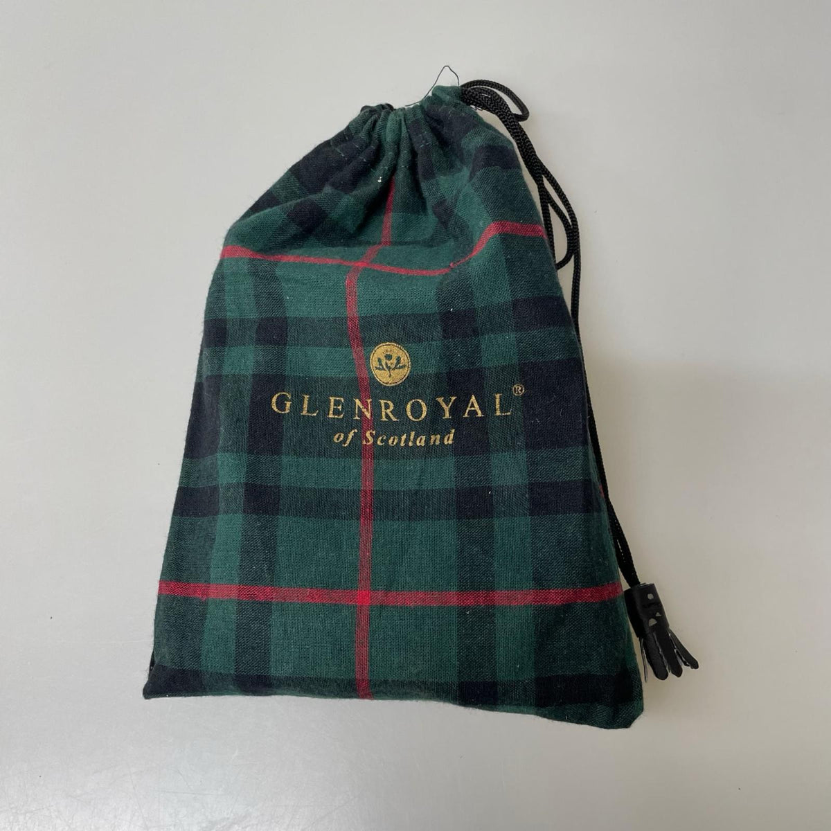 コンパクトウォレット GLENROYAL ブライドルレザー ブラック