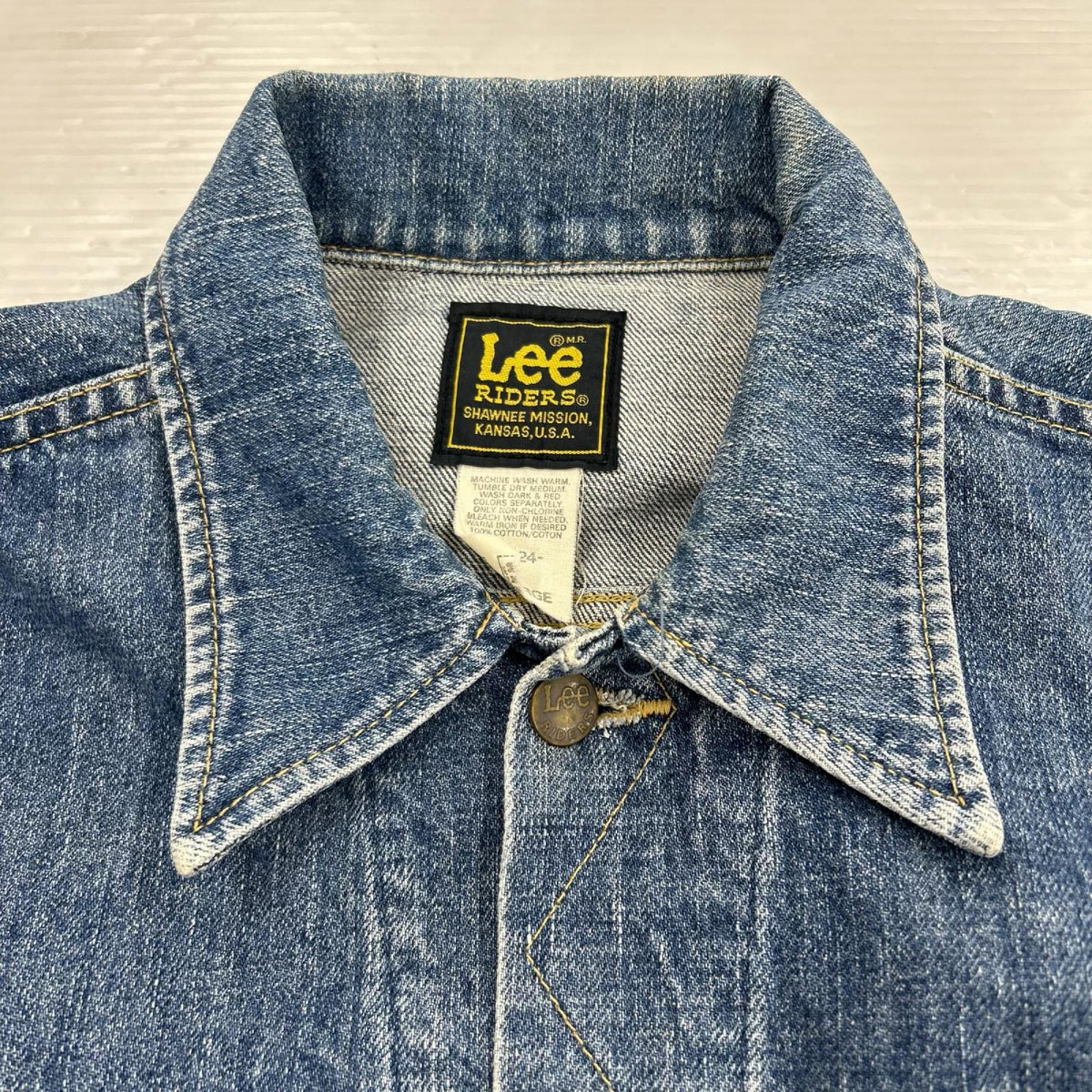 デニムジャケット lee 0424印字 ネイビー