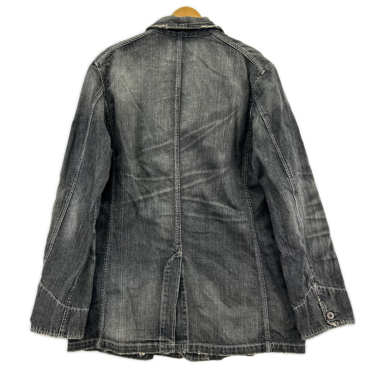 デニムジャケット levis カバーオール ﾌﾞﾗｯｸ L ブラック