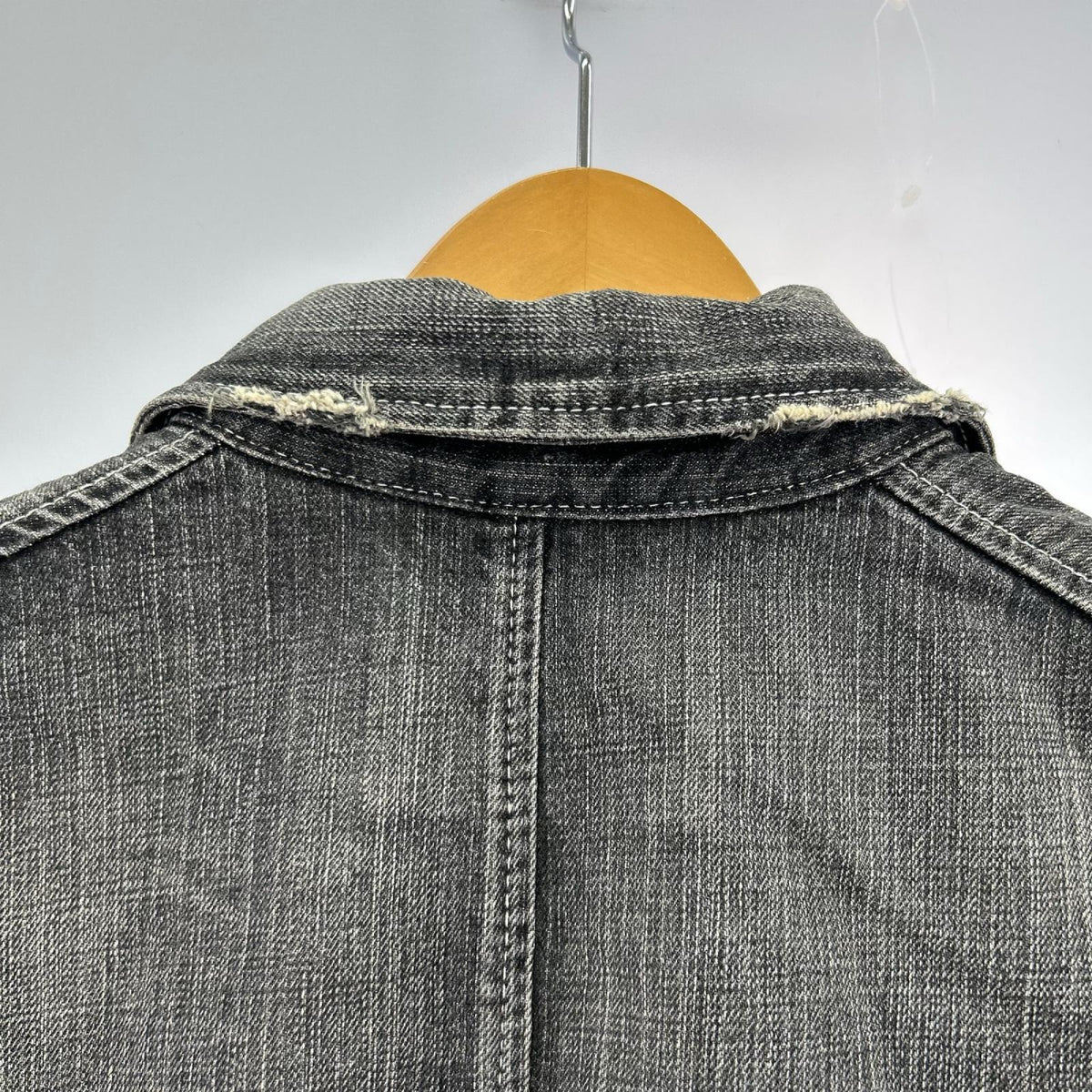 デニムジャケット levis カバーオール ﾌﾞﾗｯｸ L ブラック