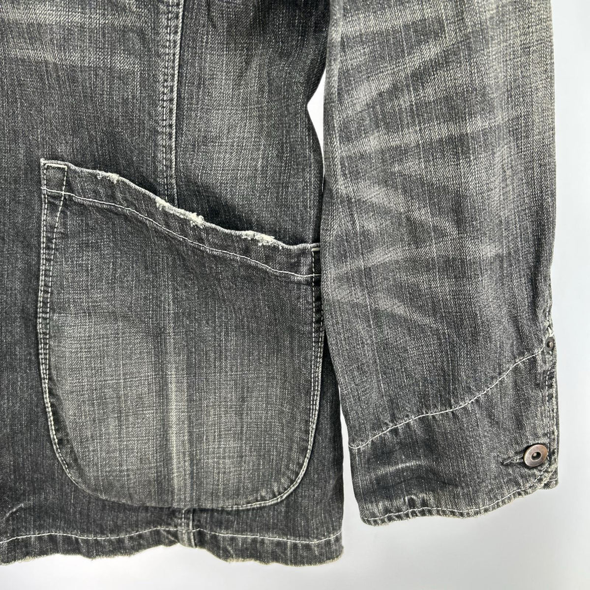 デニムジャケット levis カバーオール ﾌﾞﾗｯｸ L ブラック