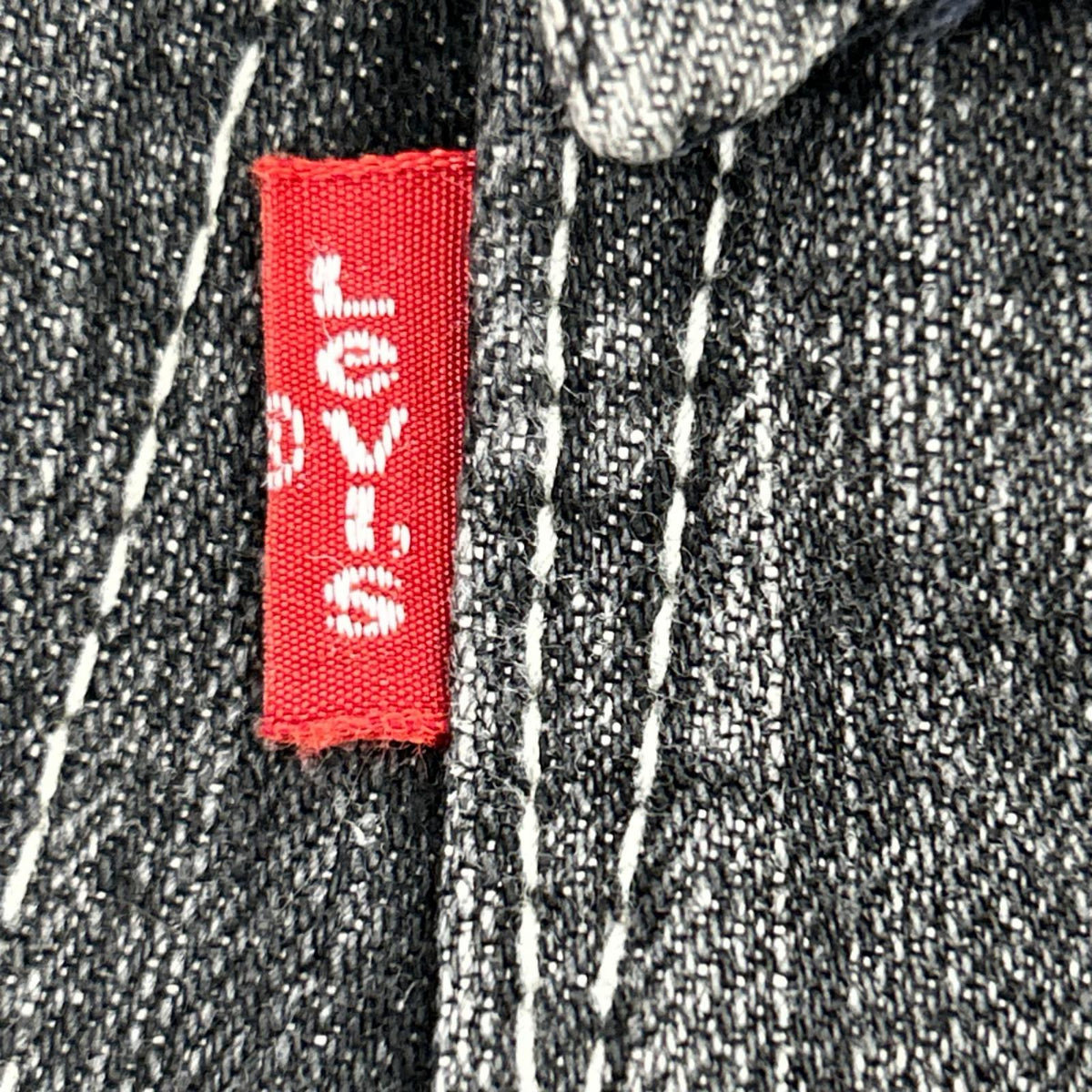 デニムジャケット levis カバーオール ﾌﾞﾗｯｸ L ブラック