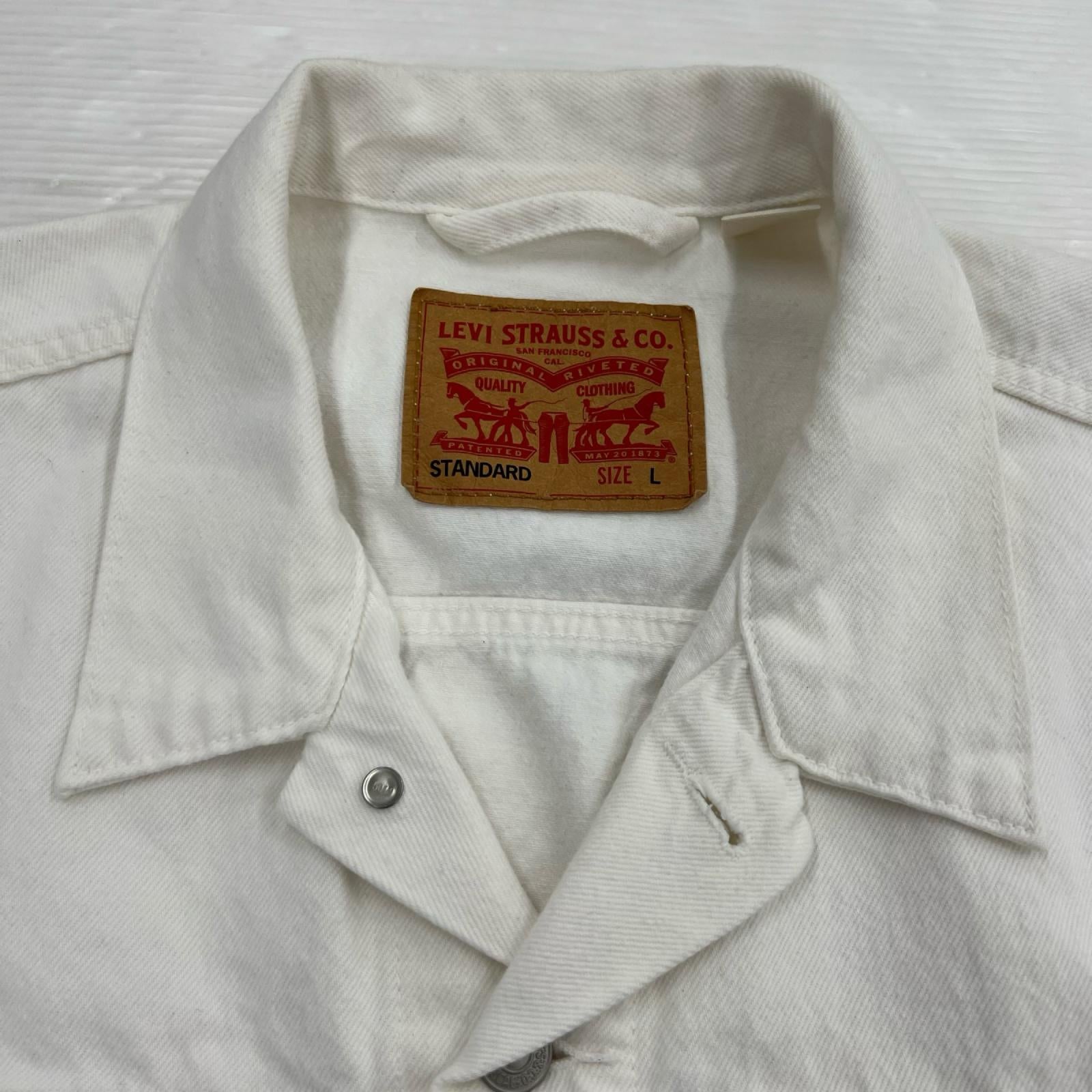 デニムジャケット 3rd Type Trucker Jacket L ホワイト