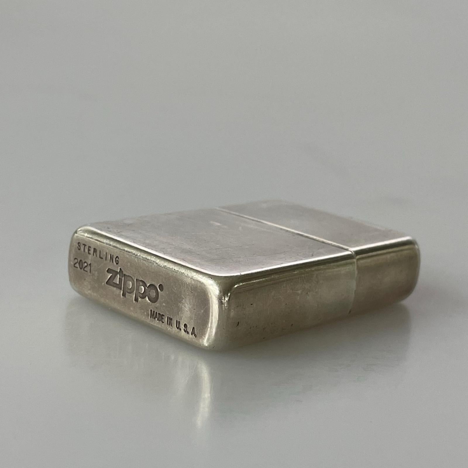 ライター ZIPPO STERLING 2021 シルバー