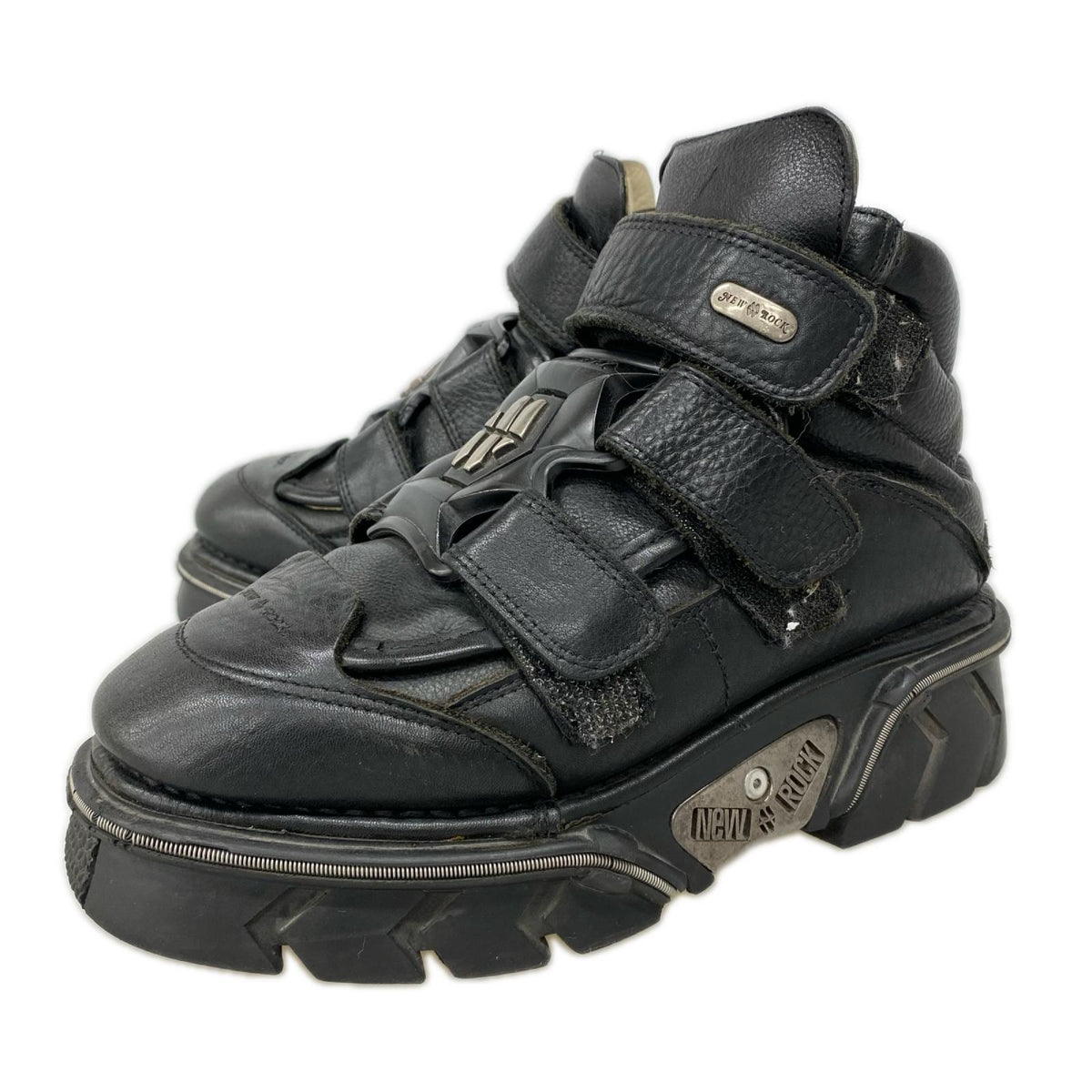 ブーツ NEW ROCK ANKLE BOOT (EU41) ブラック