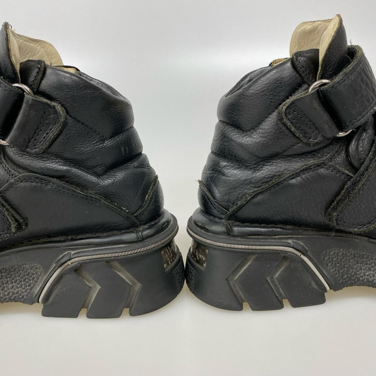 ブーツ NEW ROCK ANKLE BOOT (EU41) ブラック