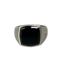 リング・指輪 Cushion Black Onyx 64 シルバー