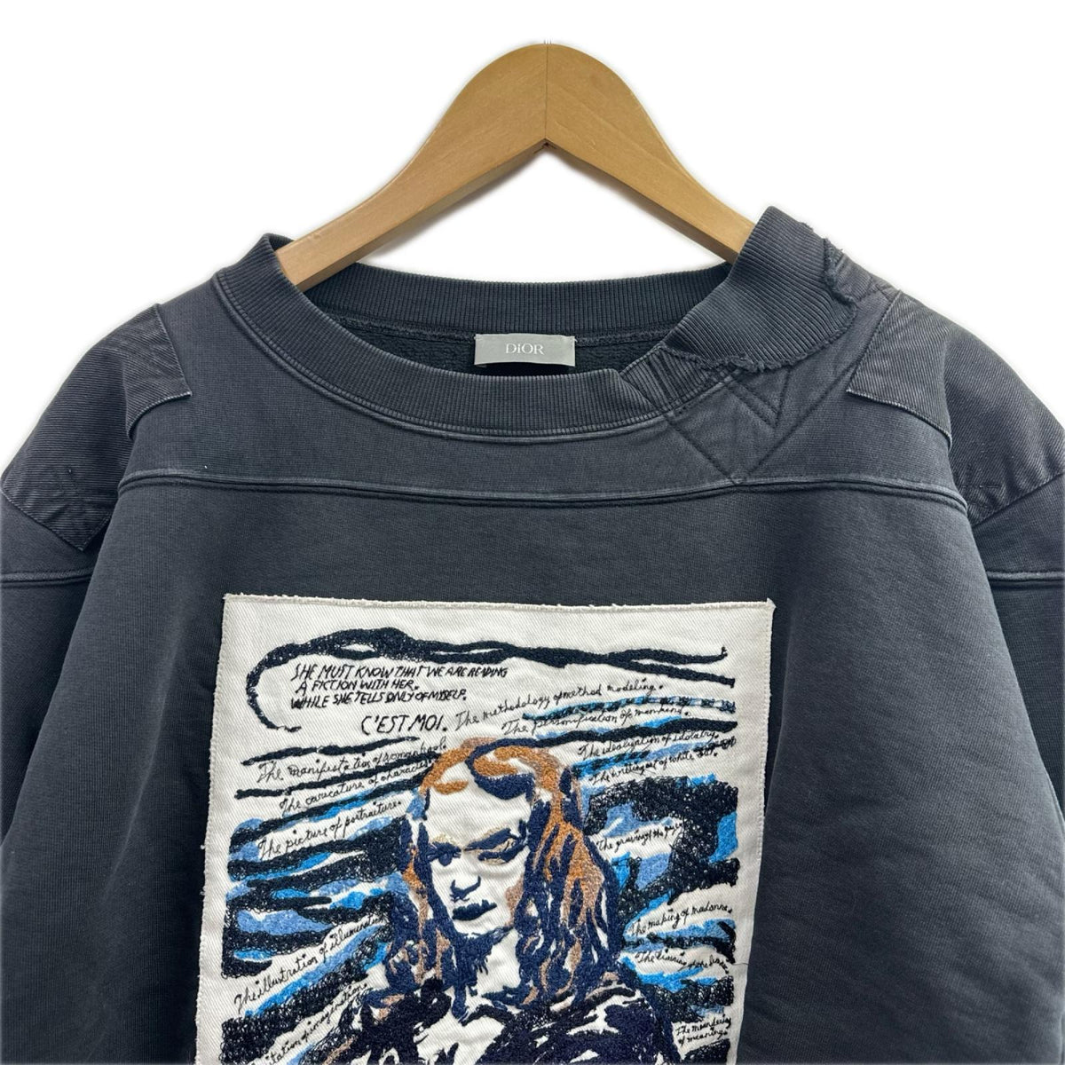 19AW SWEAT ML COLOR PATCH ﾓﾅﾘｻﾞ 　（S)