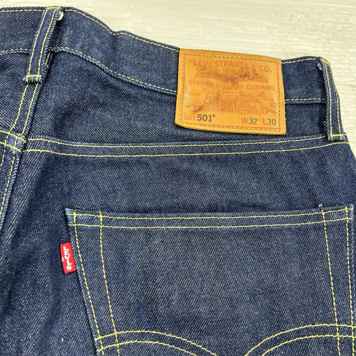 デニムパンツ PC9-0047H-0001　PREMIUM 32 ネイビー