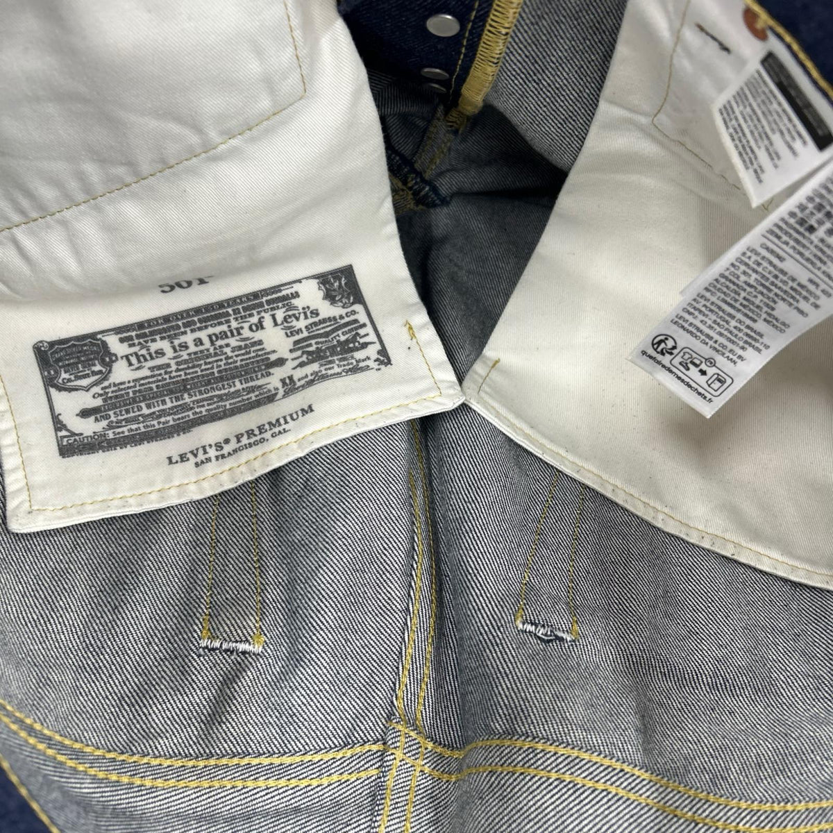 デニムパンツ PC9-0047H-0001　PREMIUM 32 ネイビー