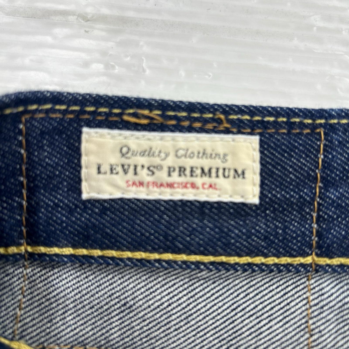 デニムパンツ PC9-0047H-0001　PREMIUM 32 ネイビー