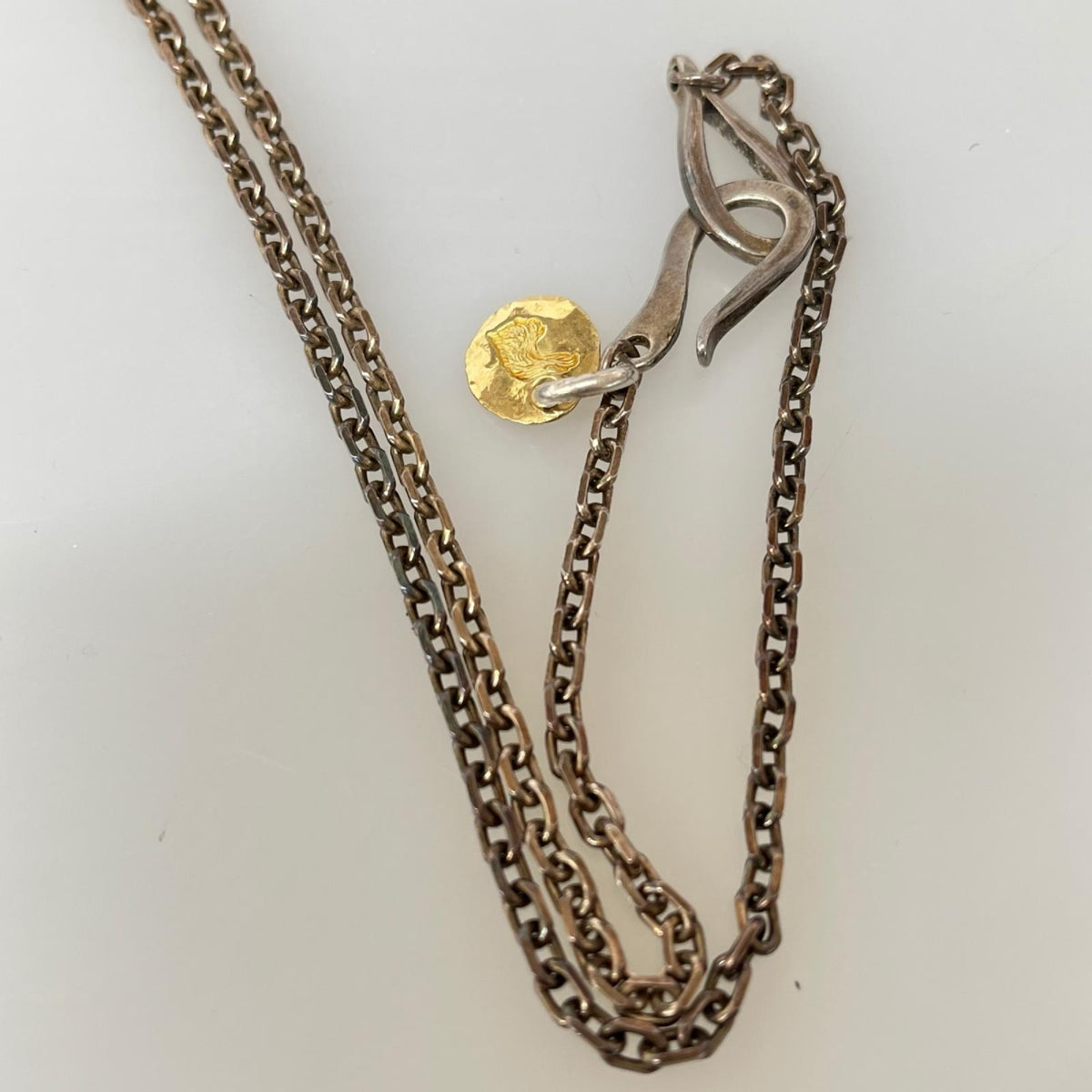 ネックレス LARRY SMITH 18K PENDANT x トライアングルドラゴンフライ 60cm